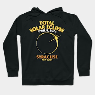 Total Solar Eclipse 2024 - Syracuse, NY Hoodie